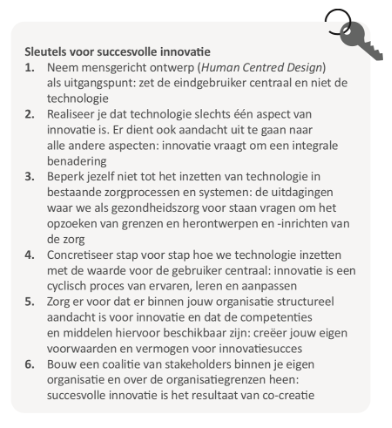 Sleutels zorgvernieuwing