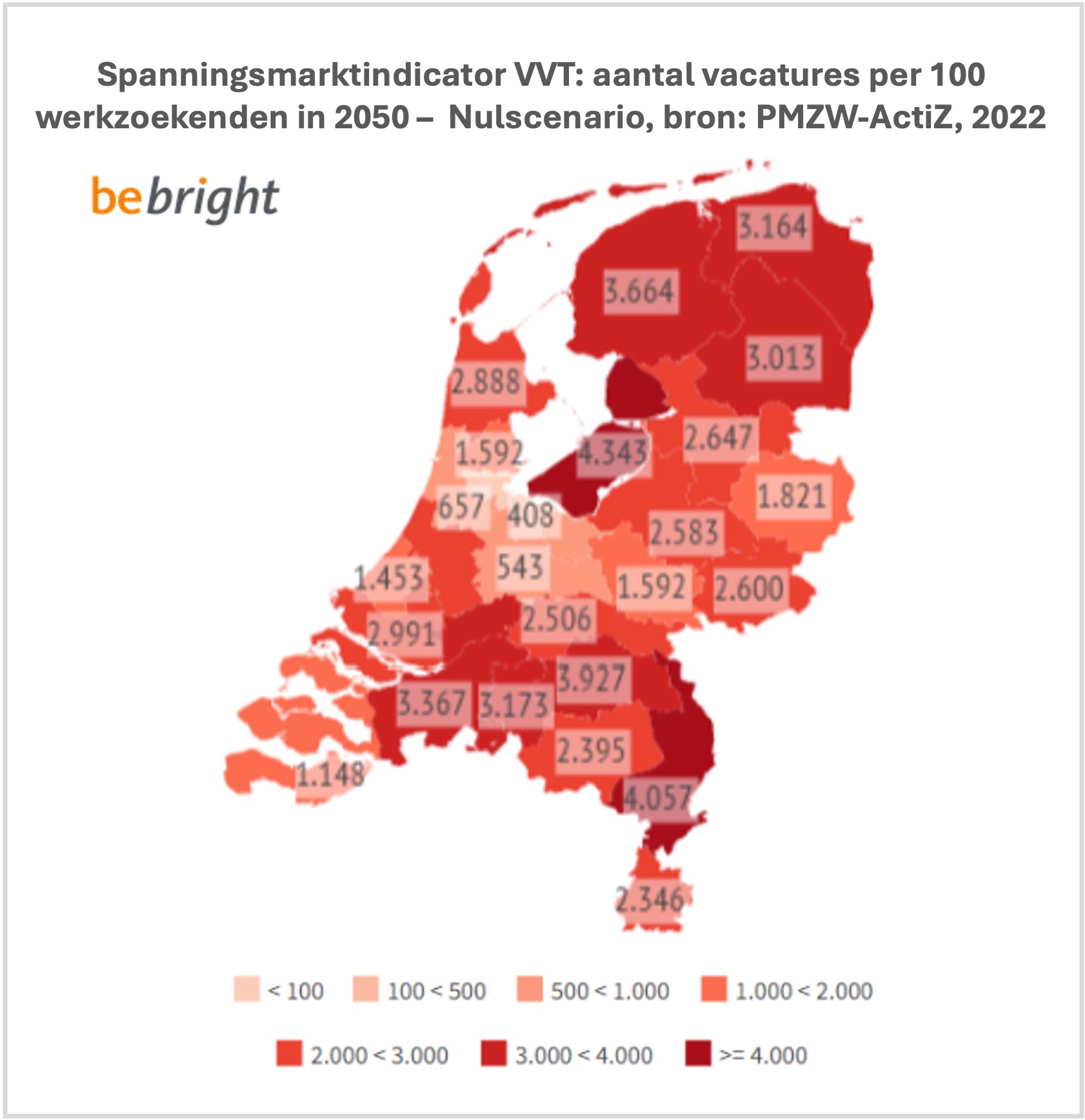 Spanningsmarktindicator VVT aantal werkzoekenden